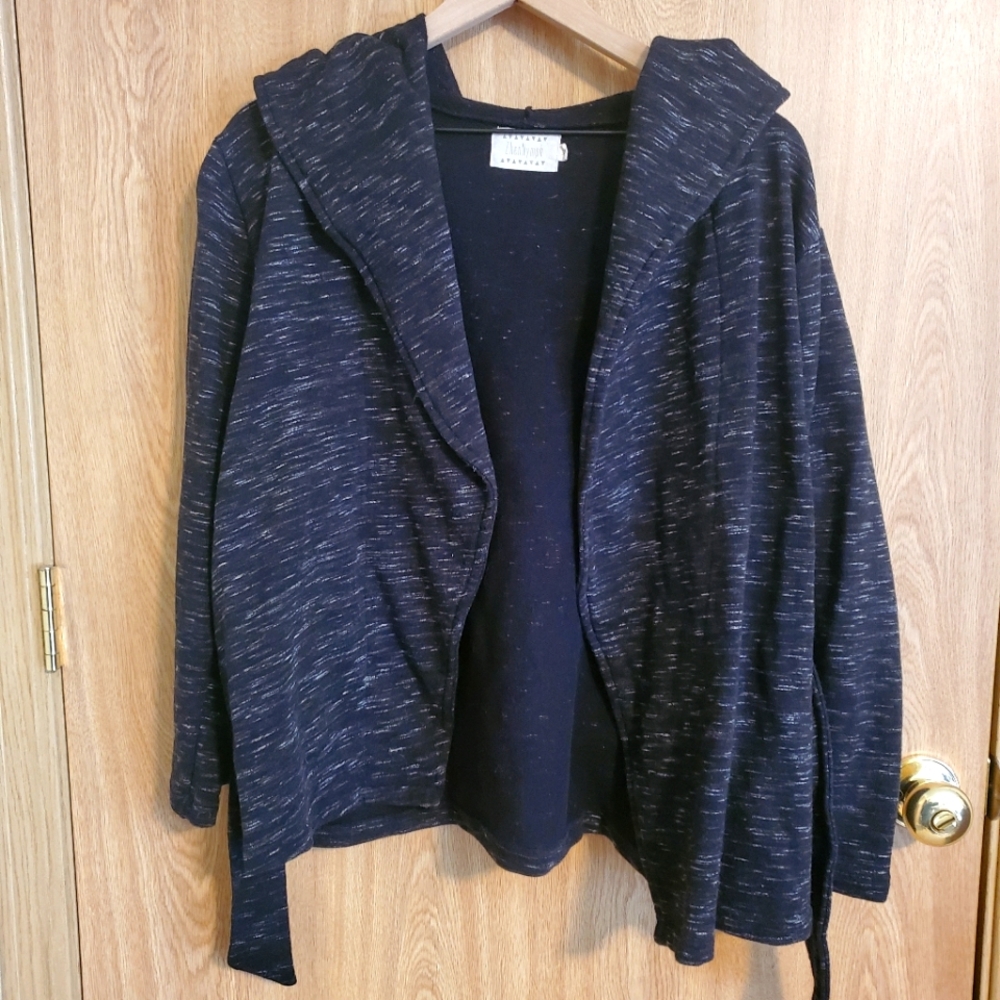 ZhenNymph, Space-dyed Cropped Kimono Hoodie, Size XL